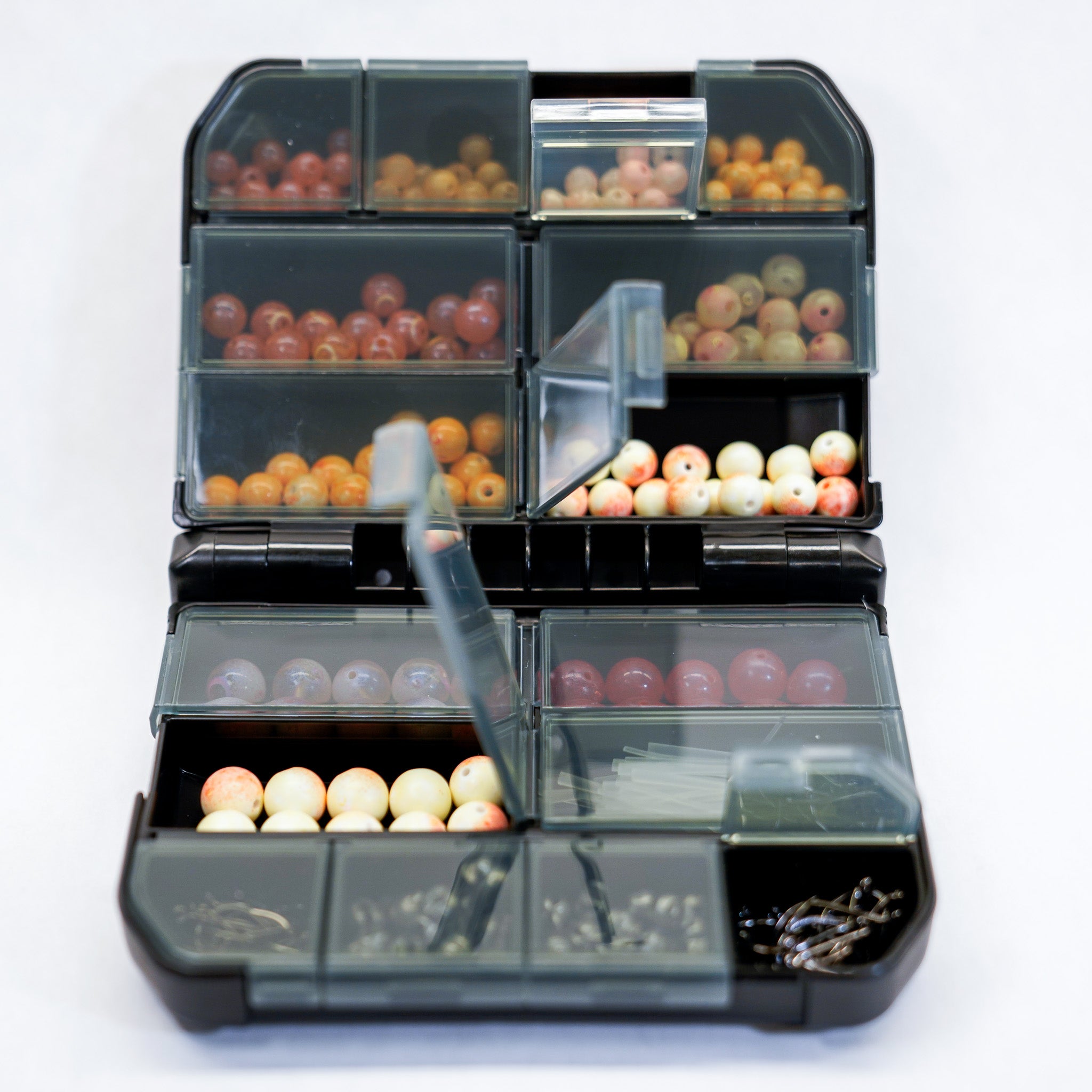 bead tackle box Hlotmeky Organizer 36 Grids 4 Pack Clear Plastic Parts Organizer 3600 Box Craft Storage Compartment Divided Container : Sports & Outdoors With 20 individual compartments this box makes it easy to separate 'NEW' 6mm MULTI COLORED BEAD